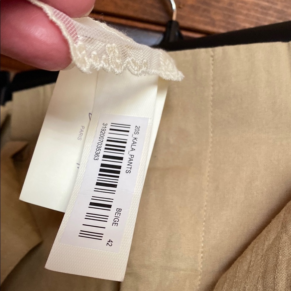 Mes Demoiselles Tan Wide Leg Pants - Picture 4 of 7